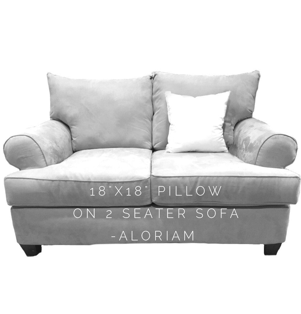 18x18 Pillow Covers in Designer Fabrics by Aloriam Pillows