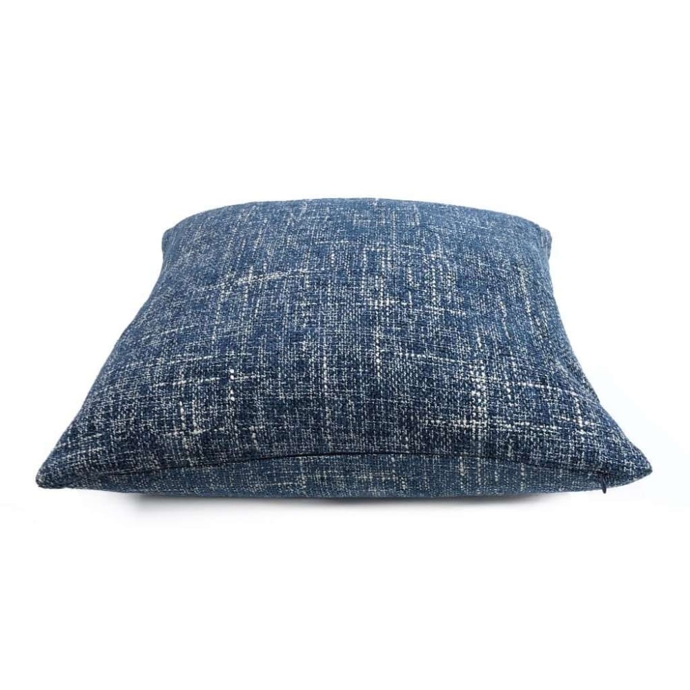 Bailey Ocean Blue Tweed Textured Pillow Cover - Aloriam