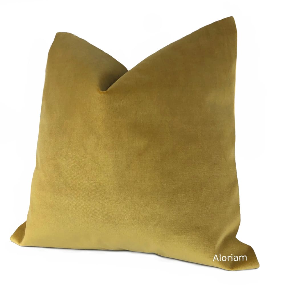 Bellucci Leonine Gold Velvet Pillow Cover - Aloriam