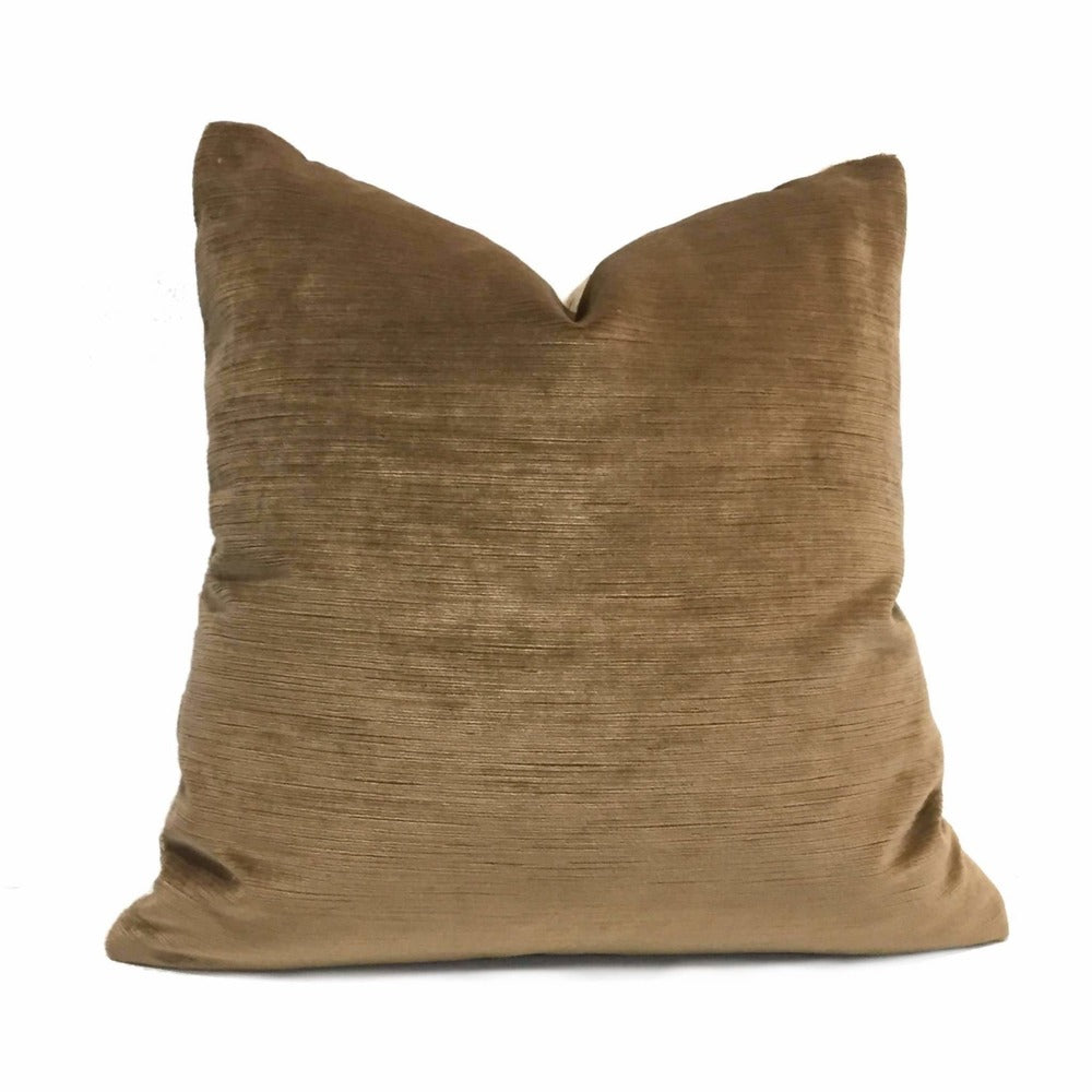 Brentano Cloudscape Brown Cut Velvet Chinoiserie Cloud Motif Pillow Cover Cushion Pillow Case Euro Sham 16x16 18x18 20x20 22x22 24x24 26x26 28x28 Lumbar Pillow 12x18 12x20 12x24 14x20 16x26 by Aloriam