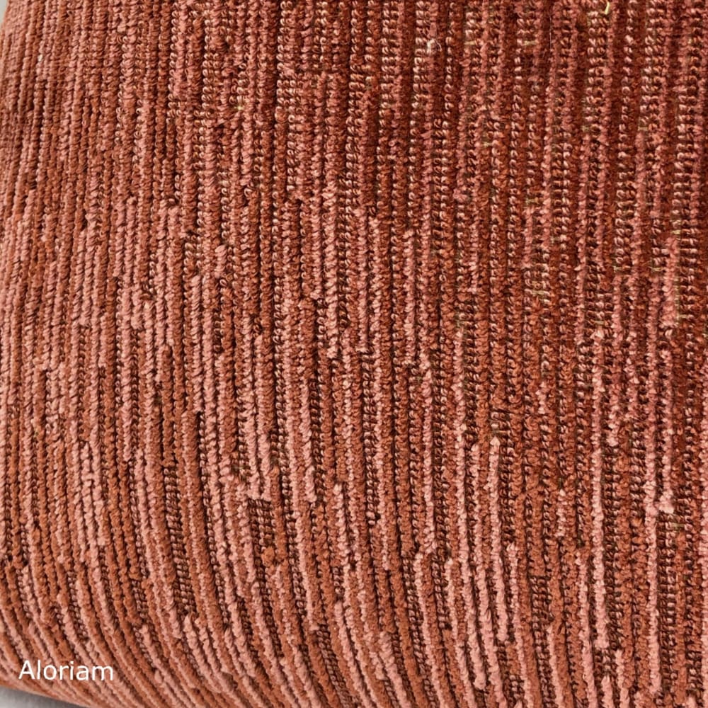 Brunschwig & Fils Leige Pink Brick Textured Velvet Pillow Cover - Aloriam