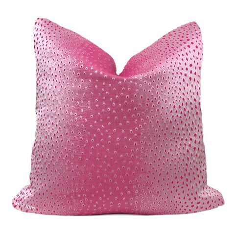 Geko Pink Lizard Texture Pillow Cover - Aloriam