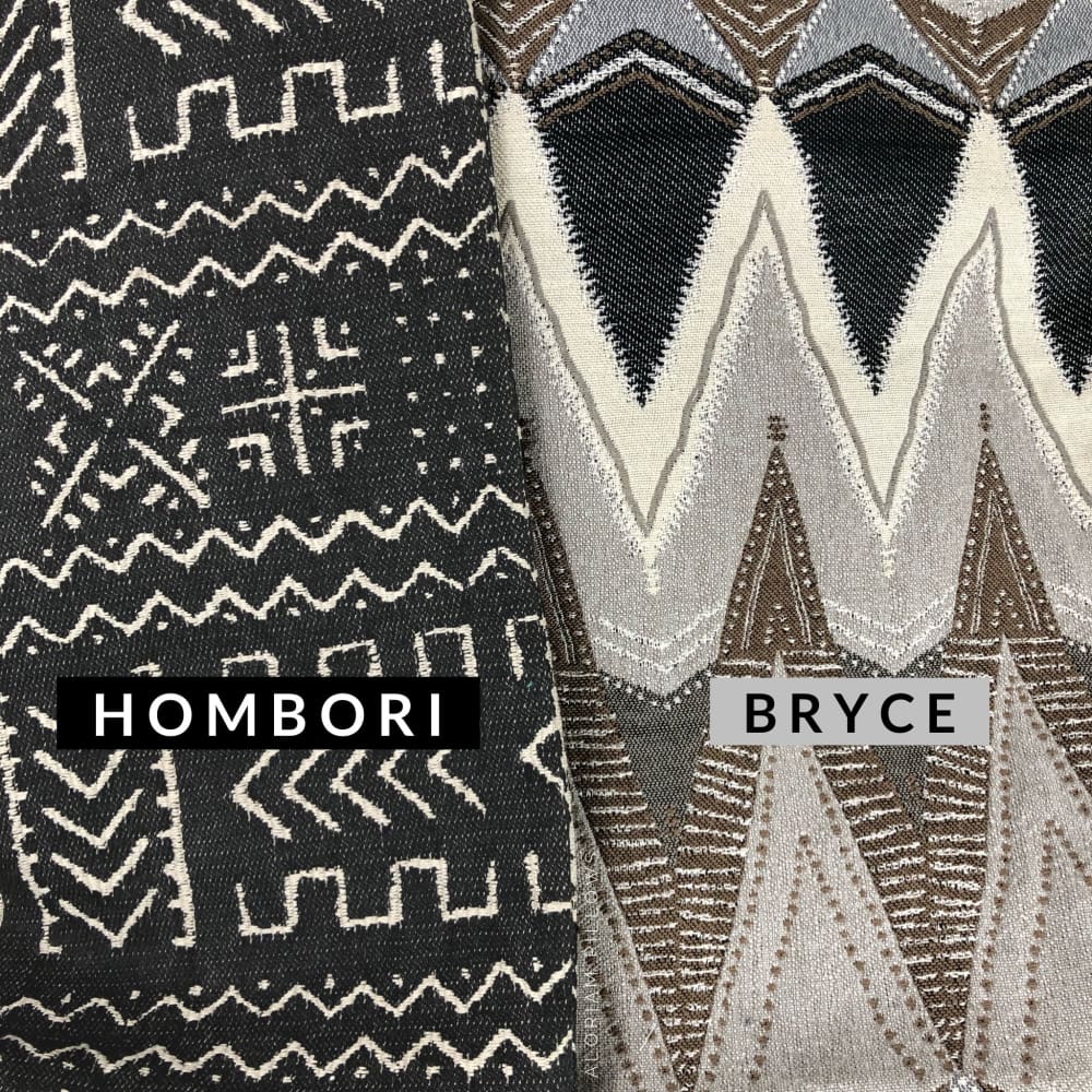 Hombori Mudcloth Inspired Onyx African Tribal Pillow Cover - Aloriam