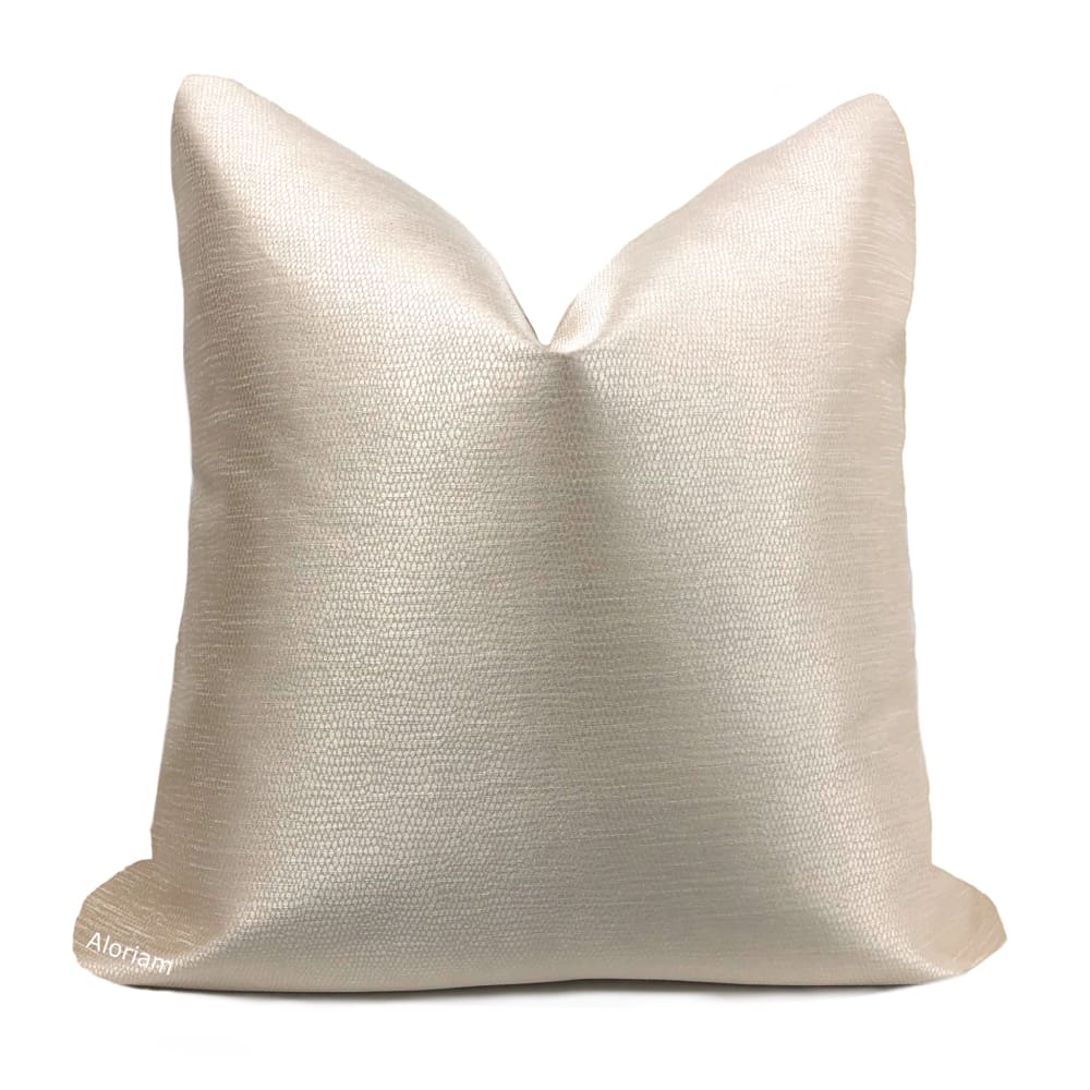 Keira Pearlescent Champagne Pillow Cover – Aloriam