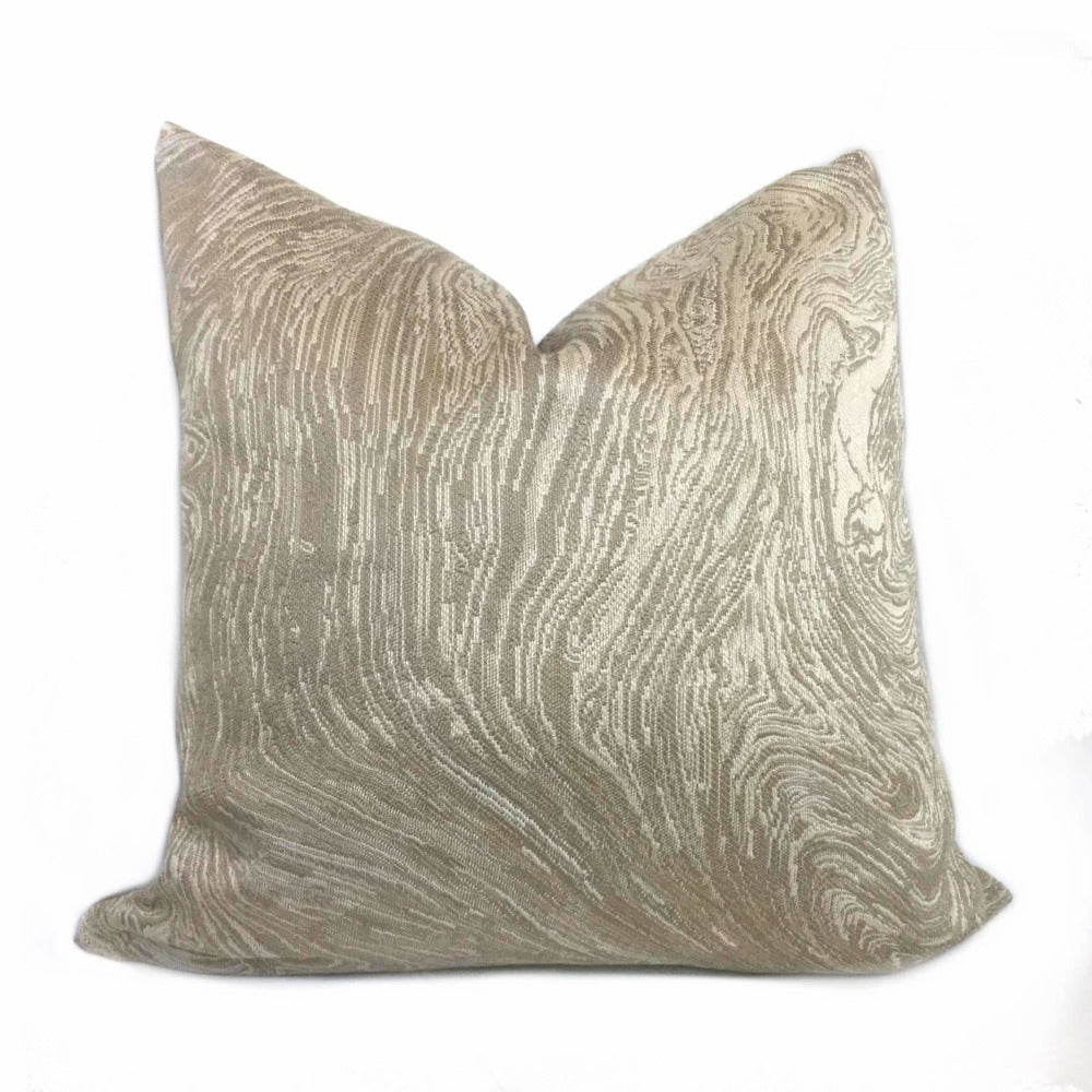 Kravet Beige Tan Agate Marble Geology Pattern Pillow Cover Cushion Pillow Case Euro Sham 16x16 18x18 20x20 22x22 24x24 26x26 28x28 Lumbar Pillow 12x18 12x20 12x24 14x20 16x26 by Aloriam