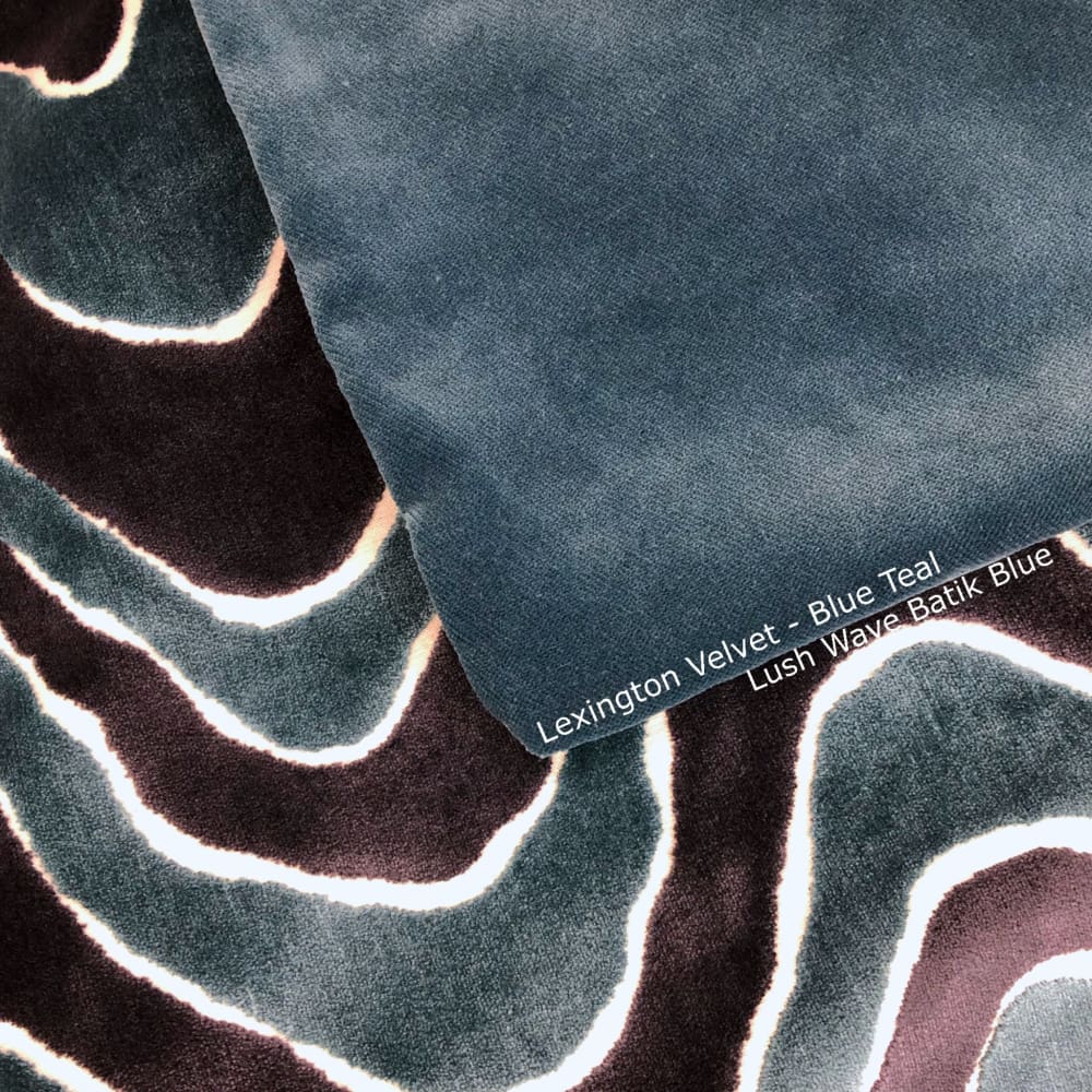 Lexington Blue Teal Velvet Pillow Cover - Aloriam