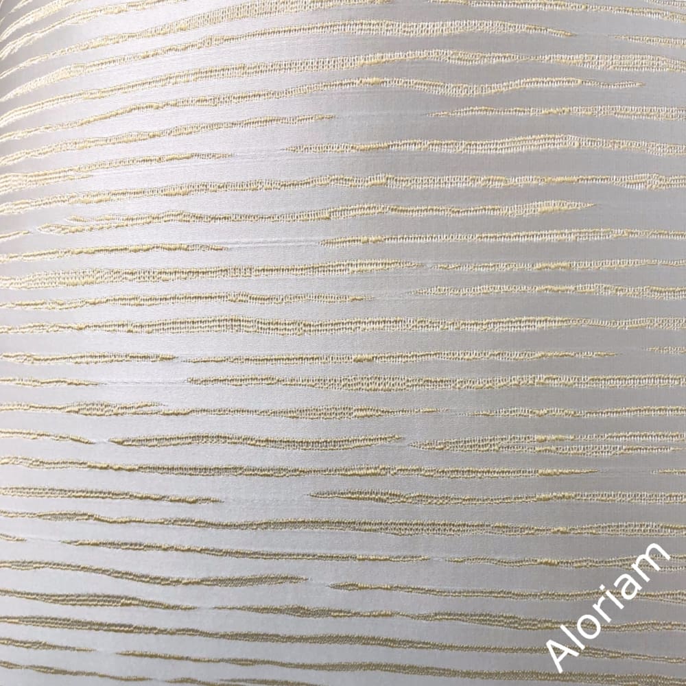 Morrison Cream Light Gold Freeform Stripes Pillow Cover - Aloriam