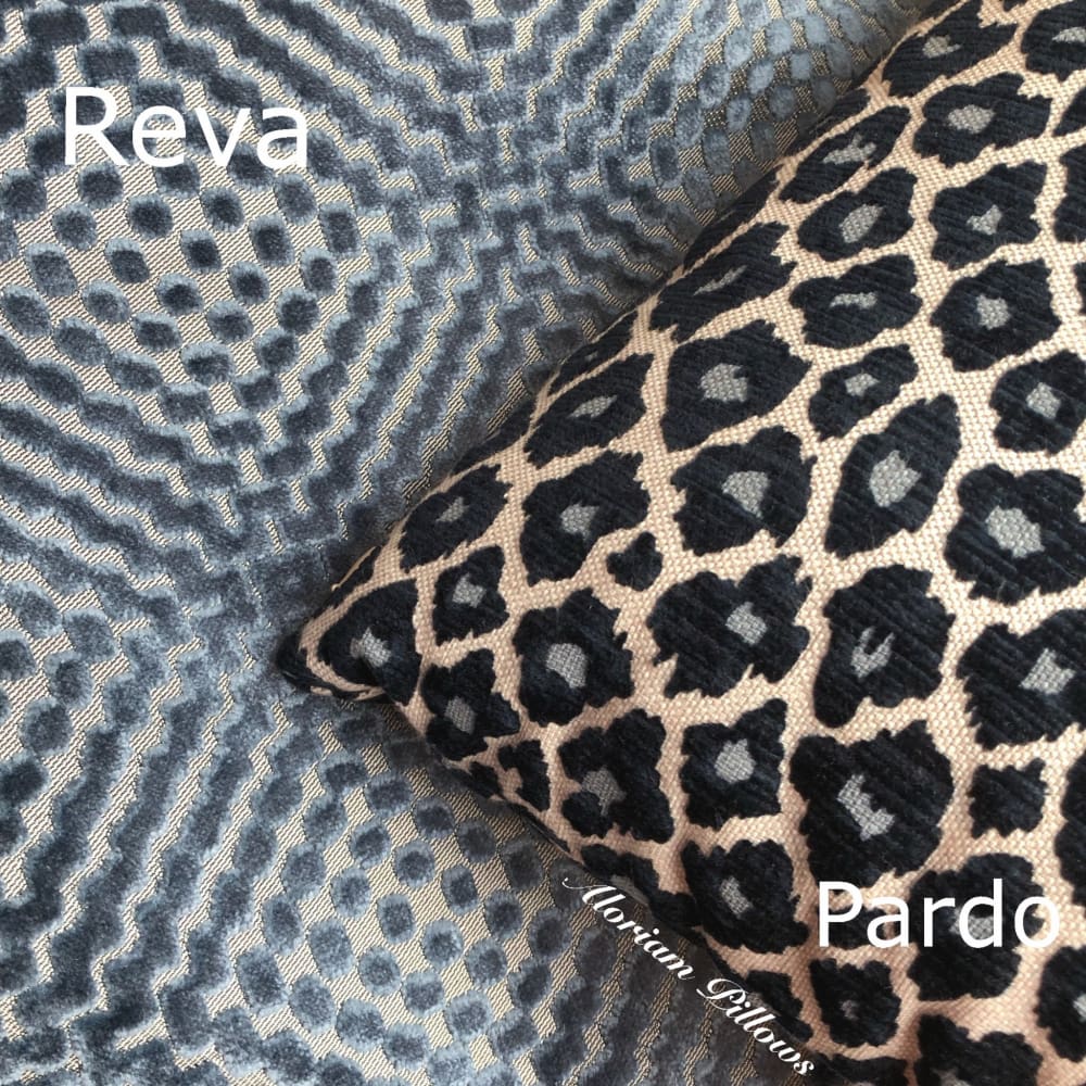 Pardo Navy Blue Leopard Spot Pillow Cover - Aloriam