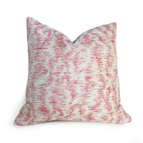 Pink Ivory Abstract Texture Pillow Cover, Fits 18x18" 20x20" Cushion Inserts Cushion Pillow Case Euro Sham 16x16 18x18 20x20 22x22 24x24 26x26 28x28 Lumbar Pillow 12x18 12x20 12x24 14x20 16x26 by Aloriam