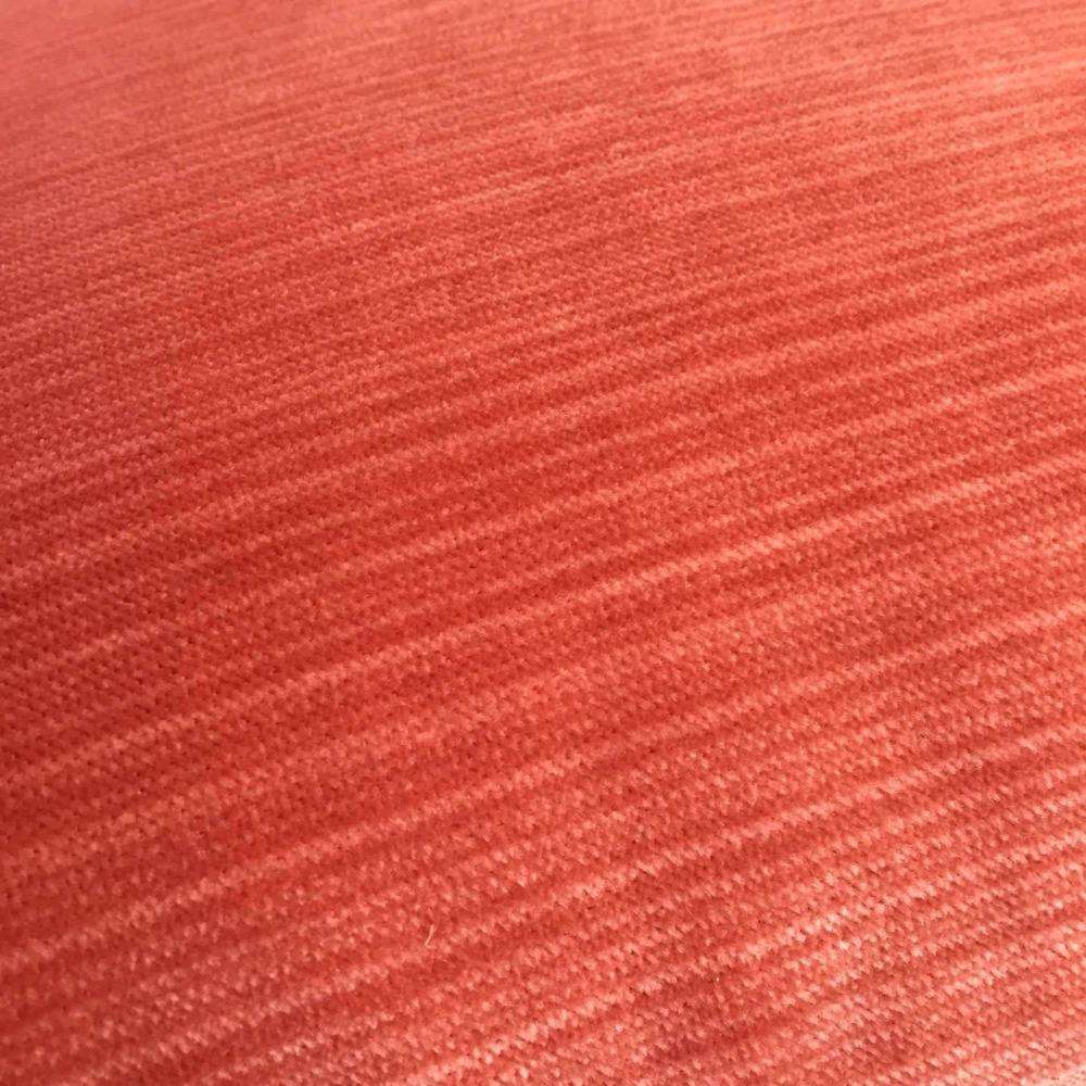 Robert Allen Coral Reef Pink Plush Strie Velvet Pillow Cover Cushion Pillow Case Euro Sham 16x16 18x18 20x20 22x22 24x24 26x26 28x28 Lumbar Pillow 12x18 12x20 12x24 14x20 16x26 by Aloriam