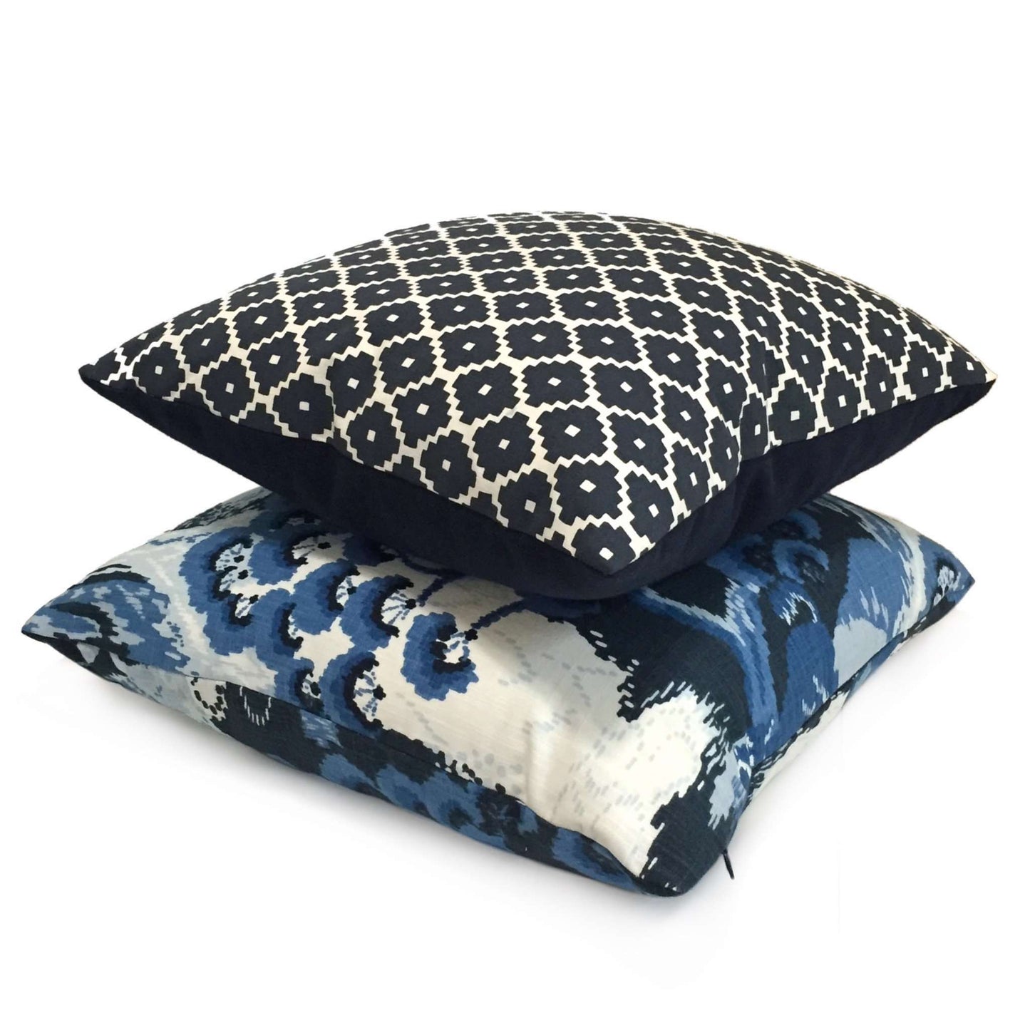 Robert Allen Madcap Cottage Road to Canton Blue Chinoiserie Asian Pillow Cover Cushion Pillow Case Euro Sham 16x16 18x18 20x20 22x22 24x24 26x26 28x28 Lumbar Pillow 12x18 12x20 12x24 14x20 16x26 by Aloriam