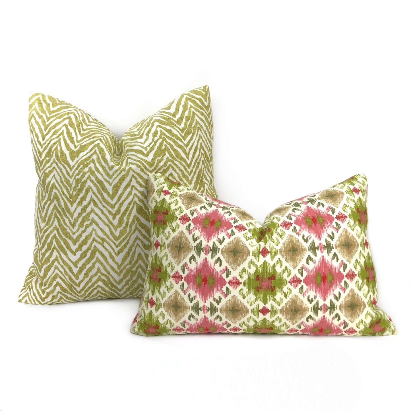 Sonora Pink Green Cream Southwest Print Pillow Cover