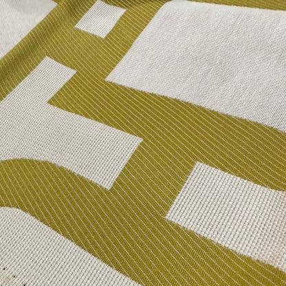 Harlow Chartreuse Green Art Deco Geometric Pillow Cover