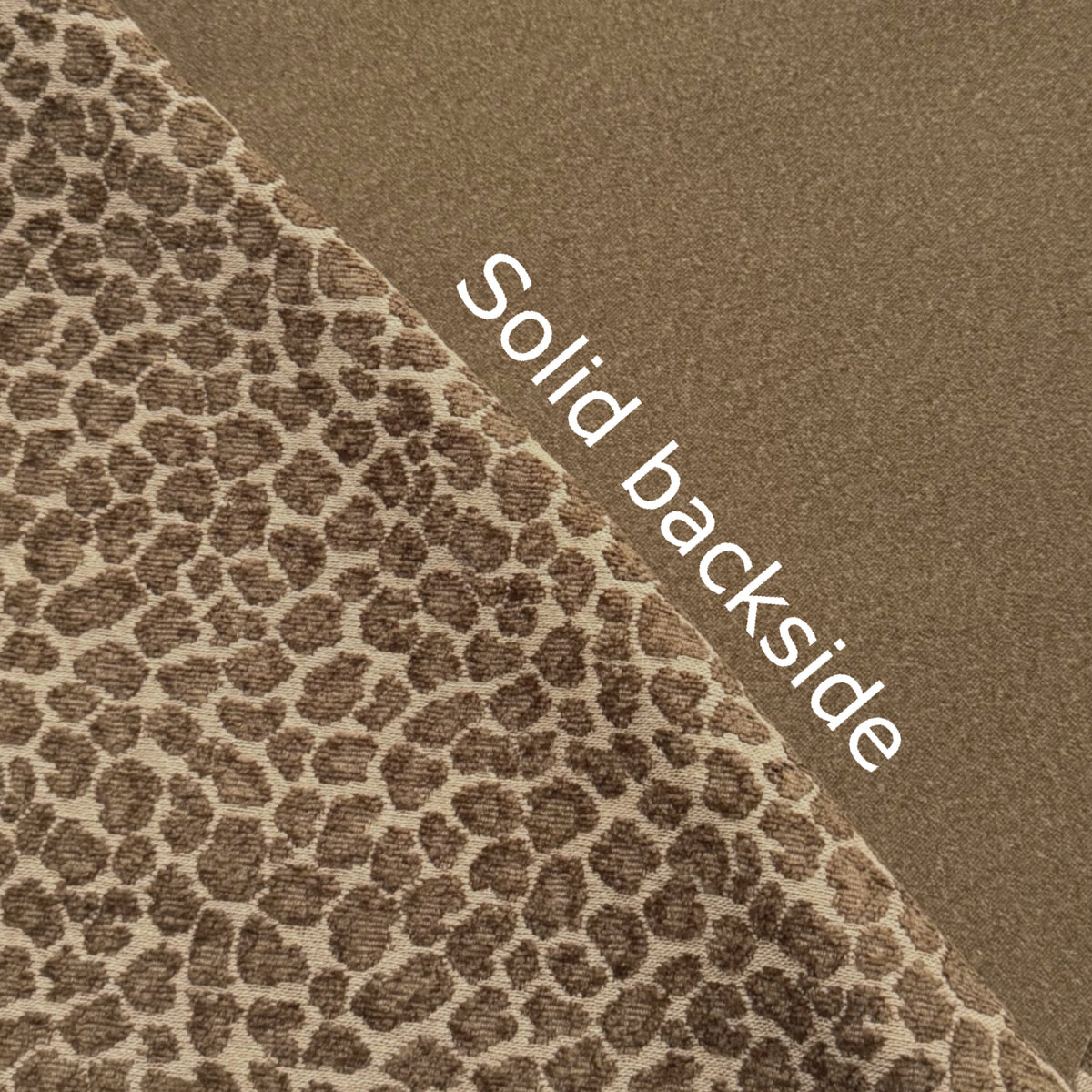 (CLEARANCE) Niobe Brown Leopard Spots Chenille Pillow Cover