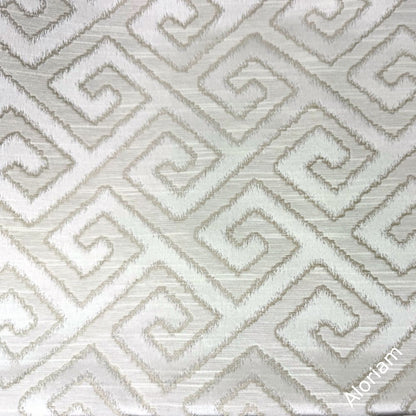 Apollo III Pearl Greek Key Pillow Cover - Aloriam