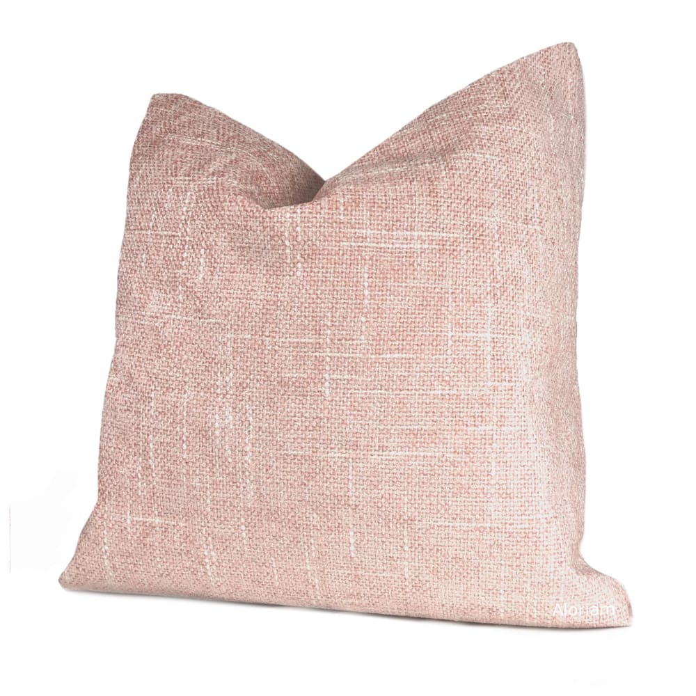 Bailey Blush Pink Tweed Textured Pillow Cover – Aloriam