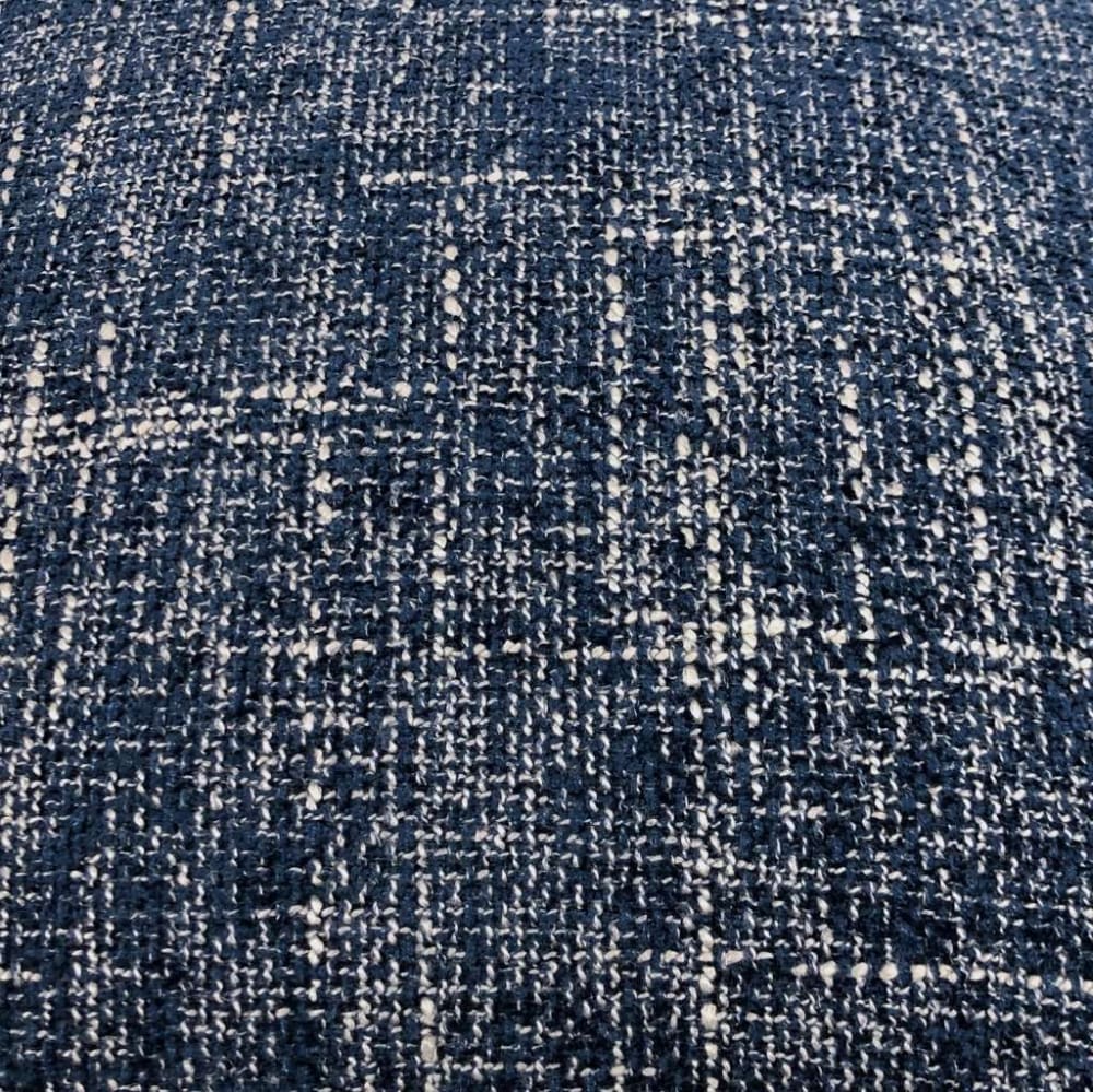 Bailey Ocean Blue Tweed Textured Pillow Cover - Aloriam