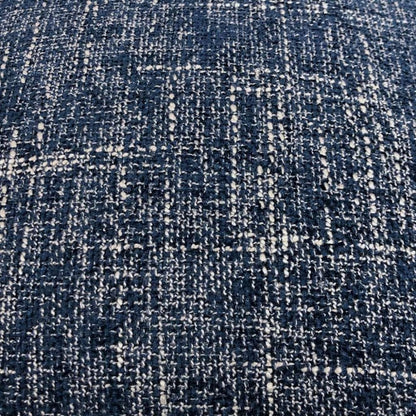 Bailey Ocean Blue Tweed Textured Pillow Cover - Aloriam