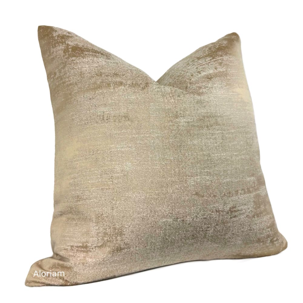 Cerruto Modern Cafe Beige Tonal Pillow Cover - Aloriam