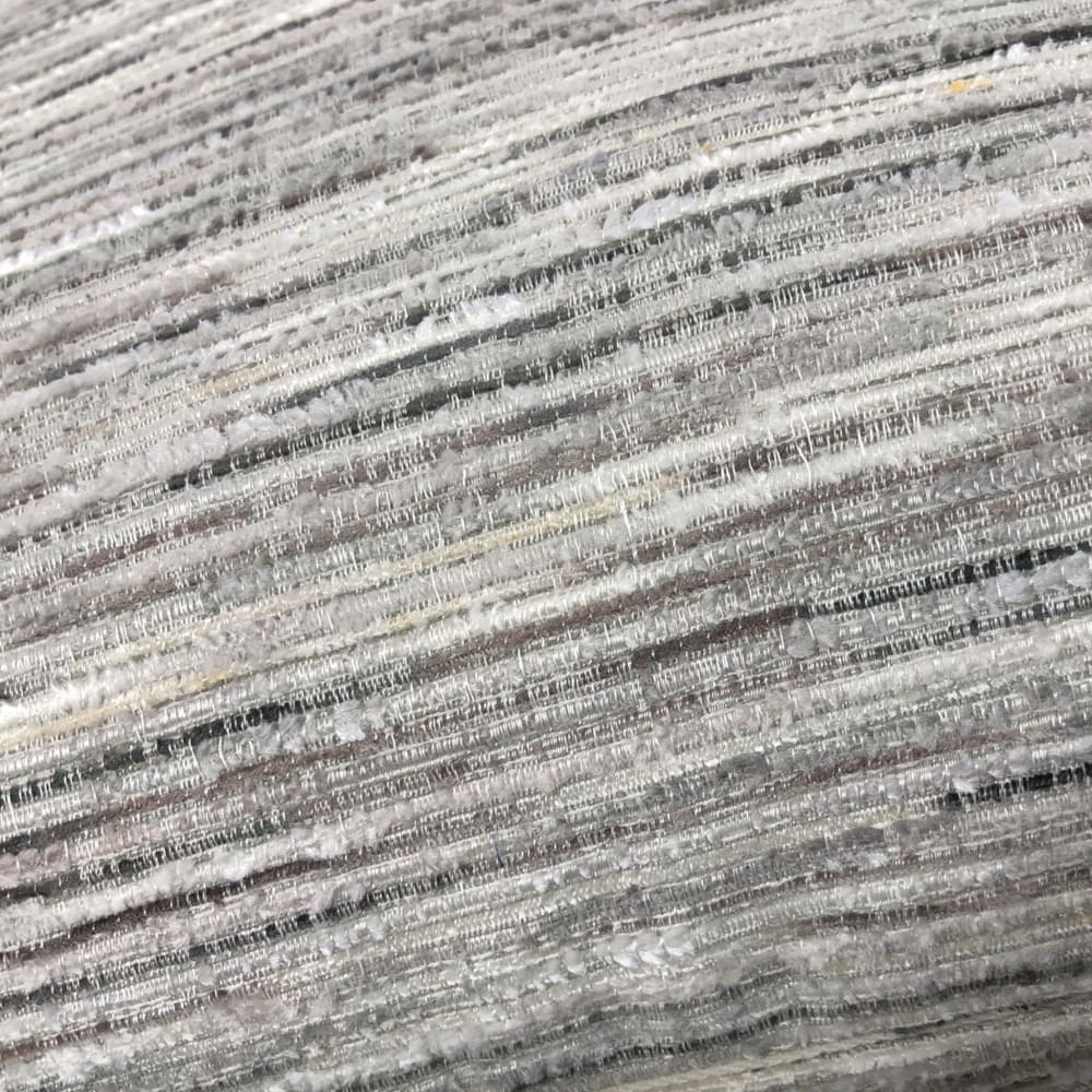 Erie Cream Gray Taupe Tonal Slub Chenille Pillow Cover - Aloriam