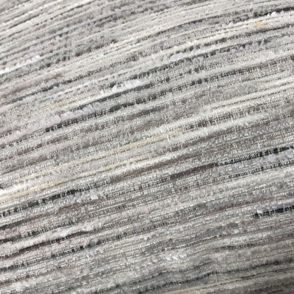 Erie Cream Gray Taupe Tonal Slub Chenille Pillow Cover - Aloriam