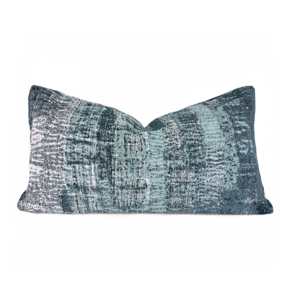 (CLEARANCE) Grand Teton V Blue Tonal Texture Pillow Cover - Aloriam