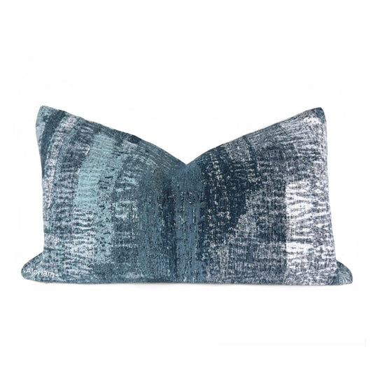 (CLEARANCE) Grand Teton V Blue Tonal Texture Pillow Cover - Aloriam