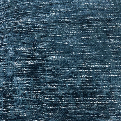 Knox Azure Blue Slub Textured Chenille Pillow Cover - Aloriam