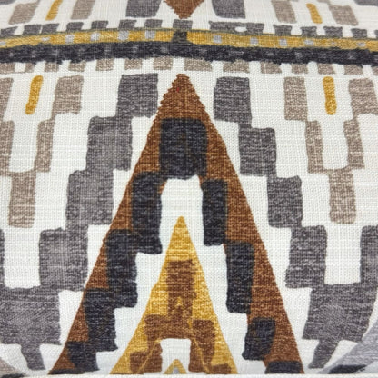 (CLEARANCE) Yuma Southwest Chevron Pillow Cover - Fits 12x20 insert (11x19 cover) / Pattern front - Solid back - Aloriam
