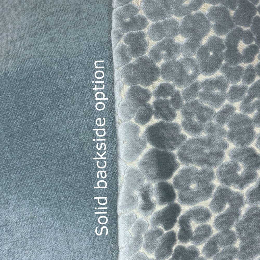 Phoebe Spa Blue Leopard Velvet Pillow Cover - Aloriam