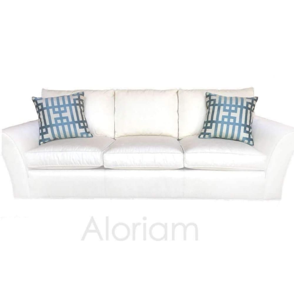 Art Deco Geometric Aqua Blue Jacquard Pillow Cushion Cover