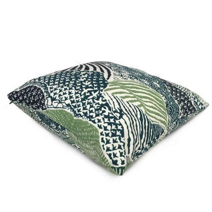 Robert Allen Madcap Cottage Windsor Park Palm Green White Pillow Cover by Aloriam