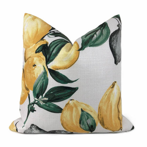 Amalfi Lemon Tree Print Pillow Cover - Aloriam