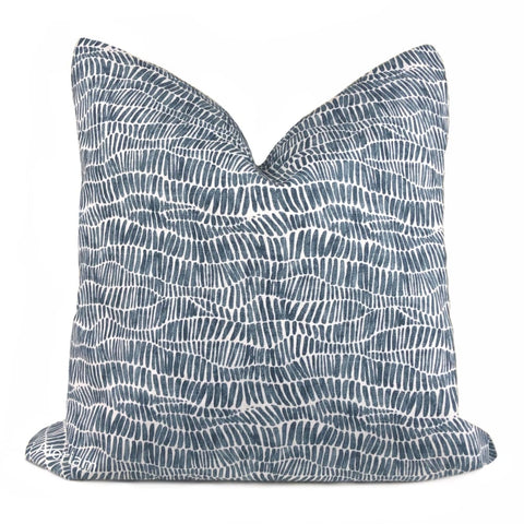 Anouk Blue White Abstract Pillow Cover - Aloriam