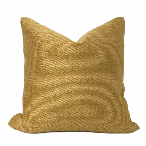 Curtis Gold Basketweave Texture Pillow Cover - Aloriam