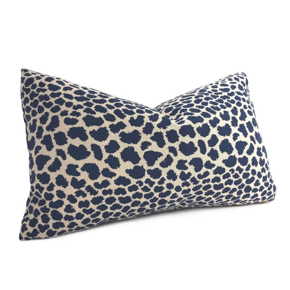 Set 2 Standard Animal Print Pillow Case Leopard Zebra Office Cushion A 