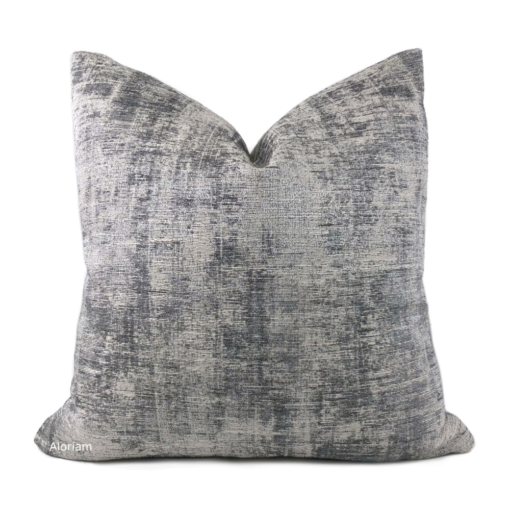 Emmett Modern Gray Tonal Pillow Cover - Aloriam