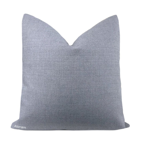 Kingston Cool Gray Solid Brushed Texture Pillow Cover - Aloriam