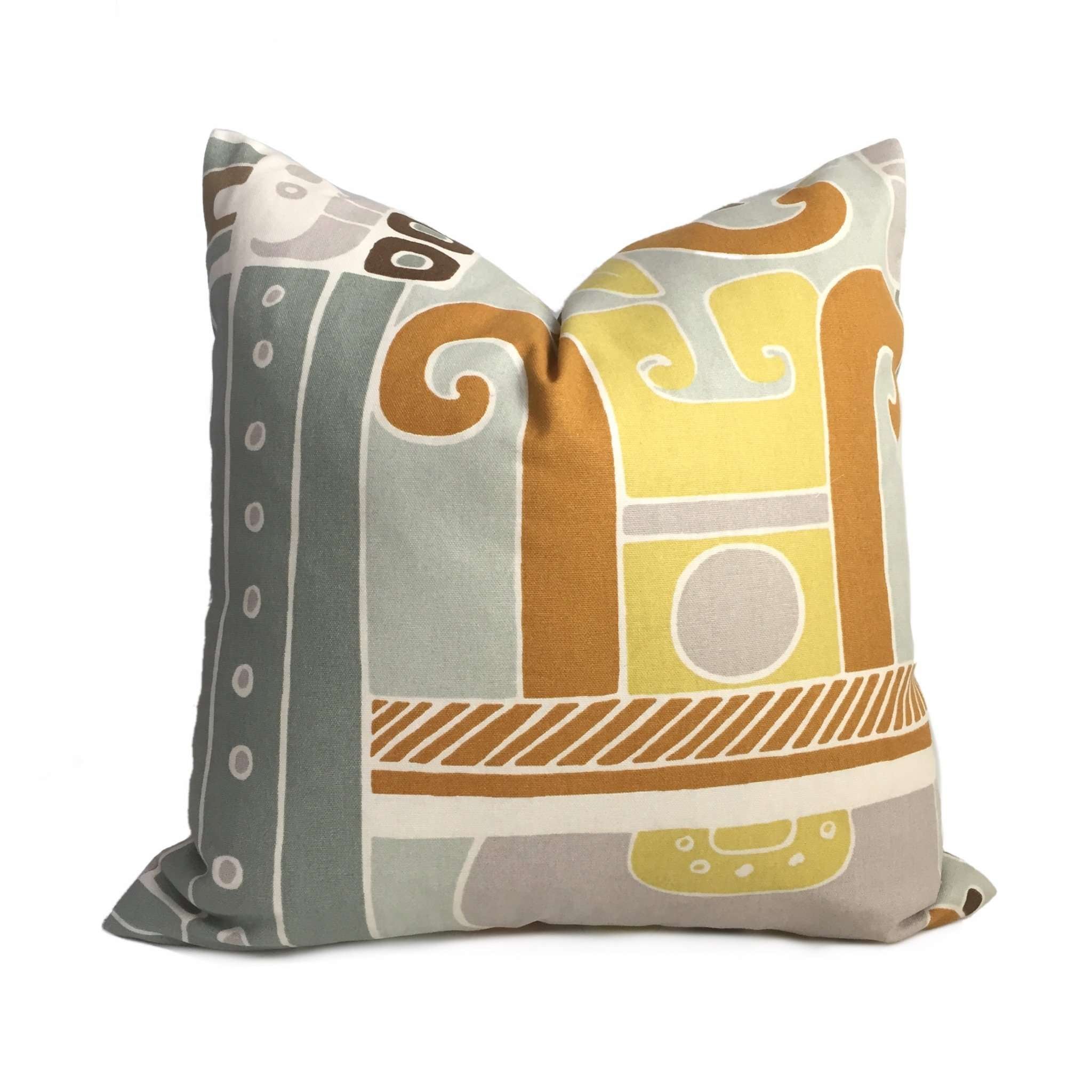 Modern Central American Aztec Ethnic Motif Pillow Cover