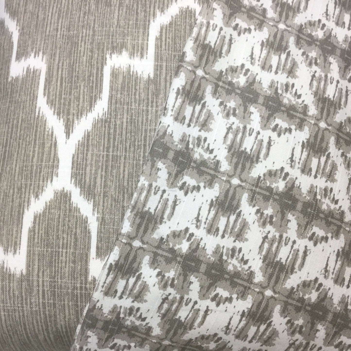 Monaco Geometric Tile Taupe Brown Off-White Cotton Pillow Cover (Made from Lacefield Designs fabric) Cushion Pillow Case Euro Sham 16x16 18x18 20x20 22x22 24x24 26x26 28x28 Lumbar Pillow 12x18 12x20 12x24 14x20 16x26 by Aloriam