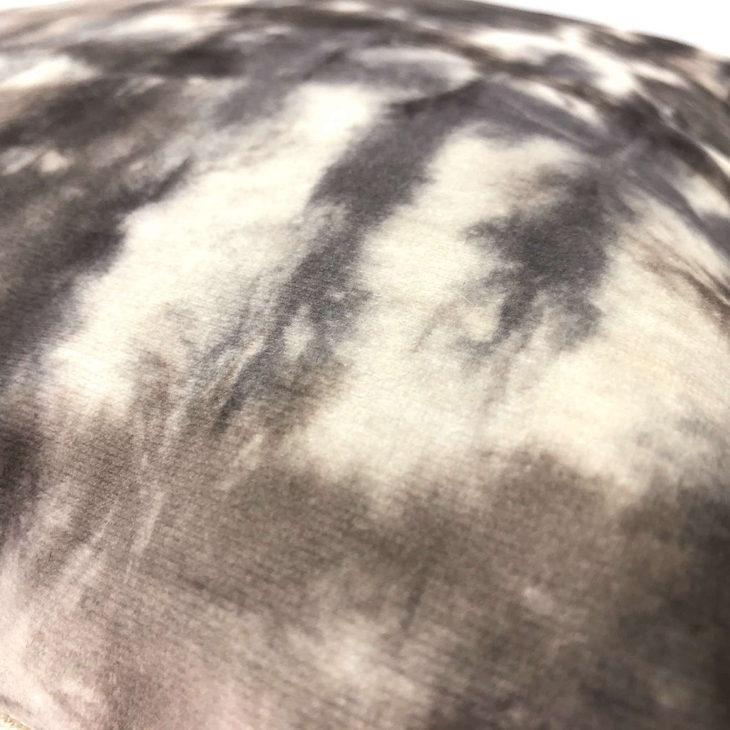 Nari Taupe Gray Cream Tie Dyed Velvet Pillow Cover – Aloriam