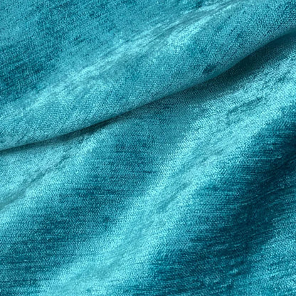 Raphael Turquoise Blue Chenille Pillow Cover - Aloriam