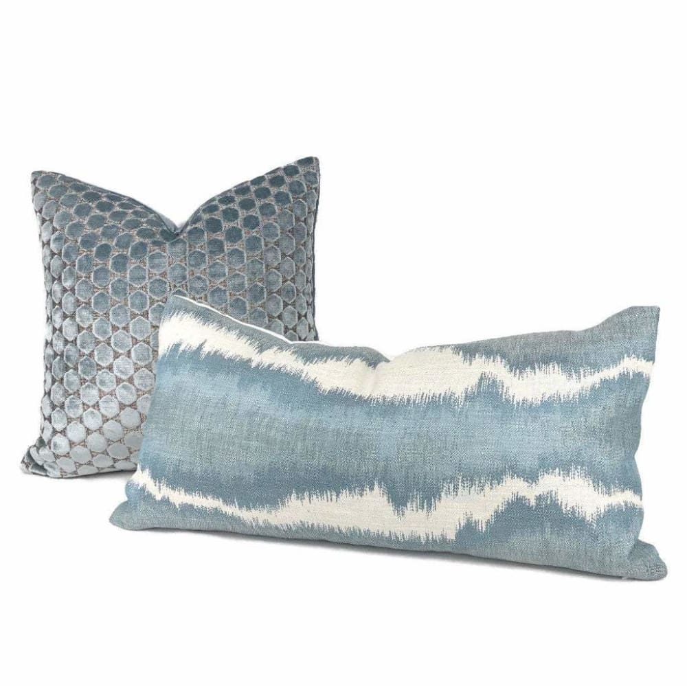 Robert Allen Didessa Denim Abstract Pillow Cover - Aloriam