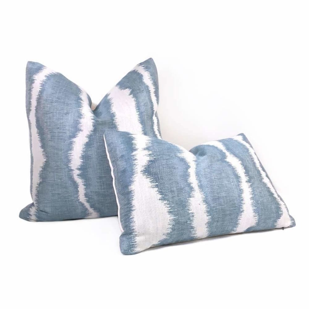 Robert Allen Didessa Denim Abstract Pillow Cover Cushion Pillow Case Euro Sham 16x16 18x18 20x20 22x22 24x24 26x26 28x28 Lumbar Pillow 12x18 12x20 12x24 14x20 16x26 by Aloriam
