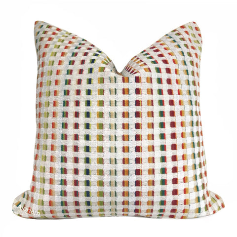 Sedgwick Multicolor Epingle Velvet Checks Pillow Cover - Aloriam