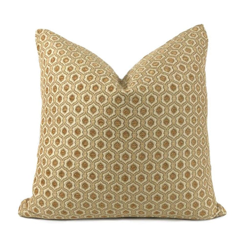Seville Honey Beige Ogee Tile Pillow Cover - Aloriam