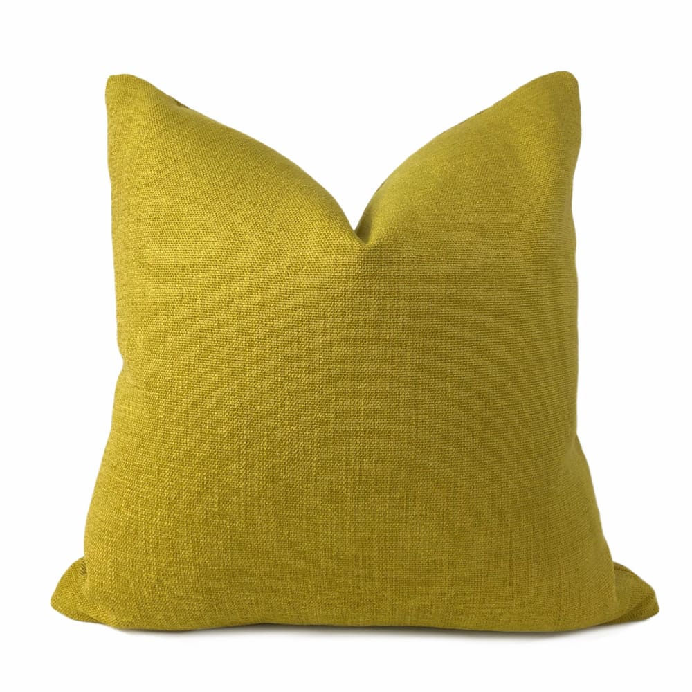 Solid Curry Mustard Yellow Pillow Cover - Aloriam