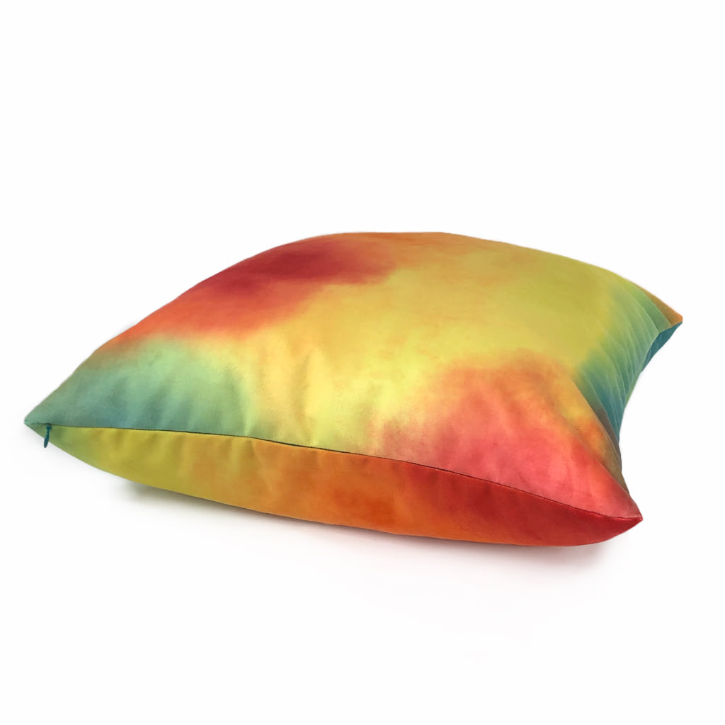 (CLEARANCE) Tropicana Color Splash Velvet Pillow Cover